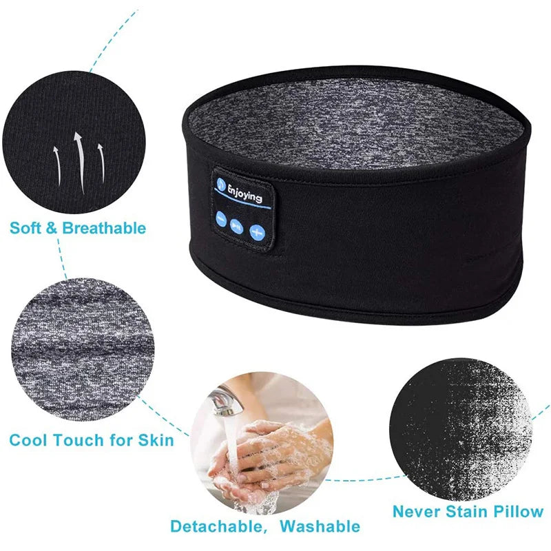Auriculares Bluetooth para Dormir con Antifaz | Máscara de Sueño Inalámbrica